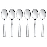 Montavo by FNS Lisbon Stainless Steel Teaspoon Set of 6 Spoons, for Home, Kitchen and Dinning